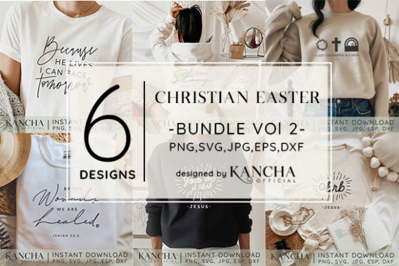 Christian Easter Bundle Vol.2: Graphics for Crafts
