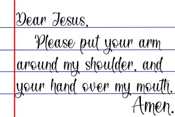 Dear Jesus Graphics for Faith-Based Crafts Branding