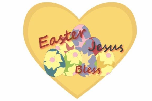 Easter Jesus Bless: Graphics & Illustrations Review