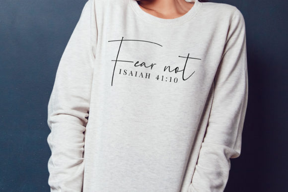 Fear Not SVG: Faith Graphics for Crafts