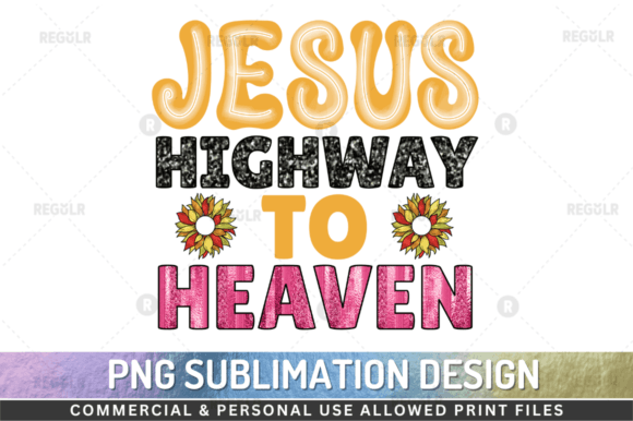 Jesus Highway to Heaven Graphics for Faith Crafts
