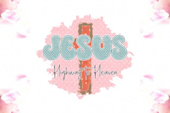 Jesus Highway to Heaven PNG for Graphics and Crafts