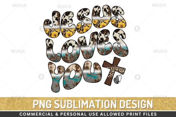 Jesus Loves You Sublimation Design Review