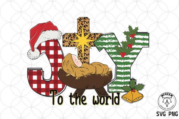 Joy Jesus Christmas SVG Sublimation: Graphics for Crafts