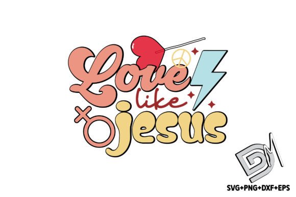 Retro Love Like Jesus SVG: An Embroidery Review