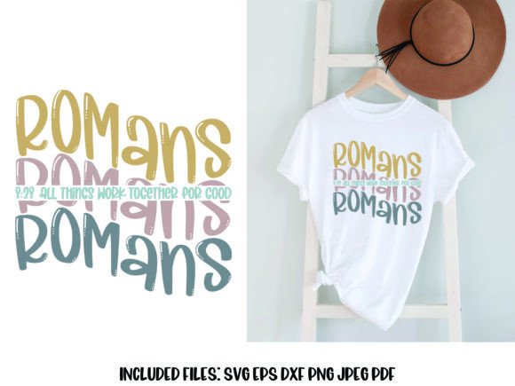 Romans 8:28 Christian SVG Graphics and Illustrations